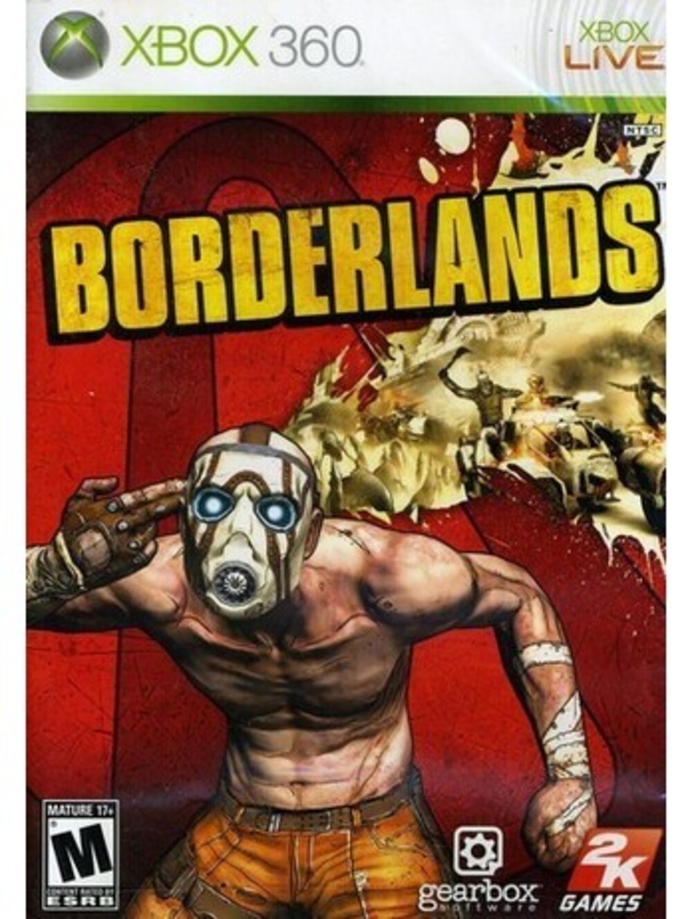 Borderlands - Xbox 360 CIB New Case Manual Tested